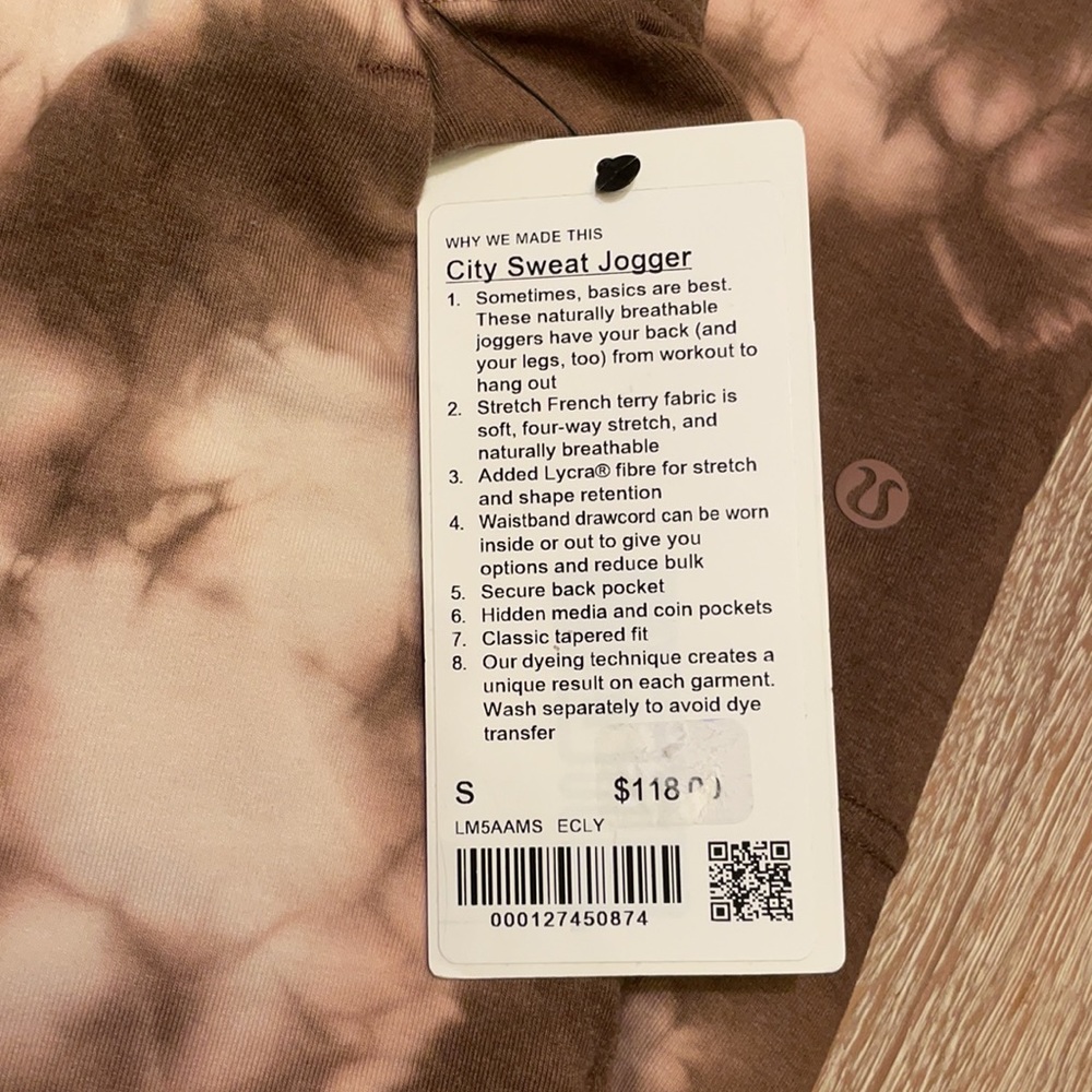 Lululemon City Sweat Jogger 29” Earth Dye - Picture 7 of 8